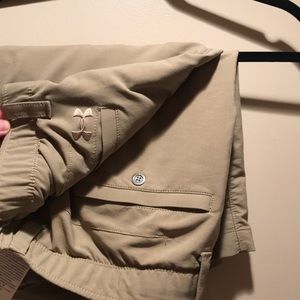 Khaki Under Armour shorts